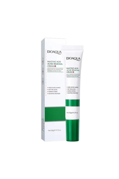 Bioaqua Salicylic Acid Oil Control and Pore Care Cream 20 Gr |   For Oily and Acne-Prone Skin
