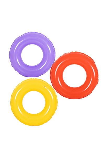 Jilong Plain Inflatable Pool & Beach Float Swim Ring, PVC (Assorted)
