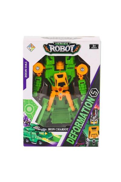 KÜÇÜK HAZİNE HY-7788 Dönüşebilen Küçük Robot Olan Araba -Birliktoys