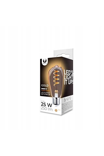 NO BRAND Bec LED Filament E27 ST64 4W 230V 2000K 250lm
