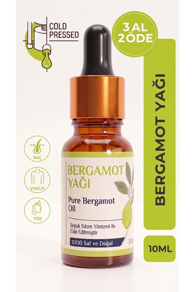 aktarloji Bergamot Uçucu Yağı 10 ml / %100 Saf, Bergamut Yağı