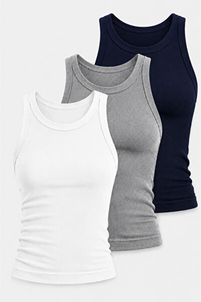 Karatopak Sports Tank Tops - White - Casual