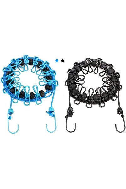 Arabest 2 Pack Portable Clothesline,12 Clothespins,Retractable Travel Clothes...