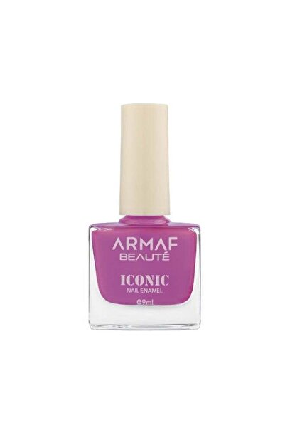 Armaf Beaute Iconic Nail Enamel 074 Purple O Purple, 9ml | High Shine Nail Po...