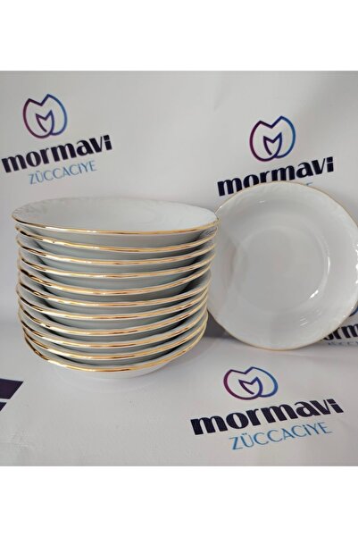 Porland Porcelain Altinyaldiz 12 Pieces 14 cm (Small) Breakfast Bowl, Jam Bow...