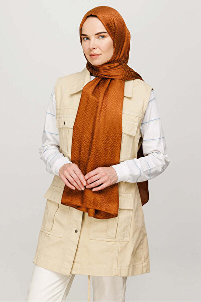 wesscollection شال نسائي منسوج من الجاكار اللامع بنمط سلسلة 75x185 سم