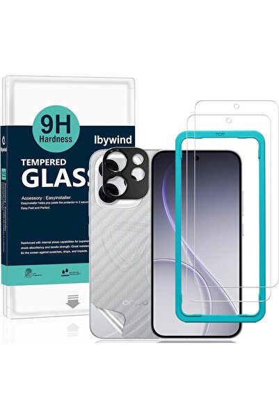 Ibywind واقي شاشة لهاتف أوبو رينو 15 برو ميني 5G، عبوة من قطعتين، زجاج مقوى ب...