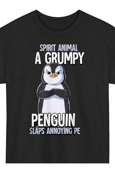 799 تي شيرت رجالي بتصميم My Spirit Is A Grumpy Graphic - تصميم كرتوني على شكل...