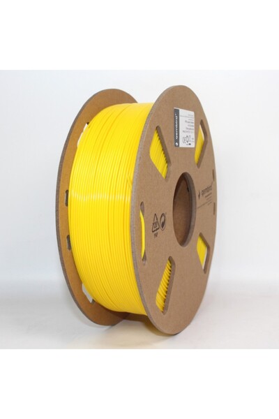 Gembird Filament imprimante 3D, Gembird, PETG/1.75 mm/1 kg, Galben