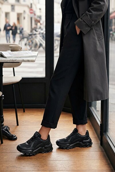 İncim Μαύρα Διχτυωτά Casual Καλοκαιρινά Sneaker Γυναικεία Αθλητικά Παπούτσια