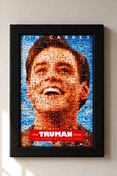 Hunga The Truman Show Çerçeveli Mini Poster | Dekoratif Duvar Dekoru