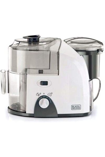Black and Decker 650 ml Juicer and Ice Shaver, White - Jis300-B5, Plastic Mat...