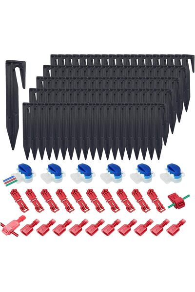‎Beafaeur Set 125 accesorii robot tuns iarba: conectori impermeabili cablu pe...