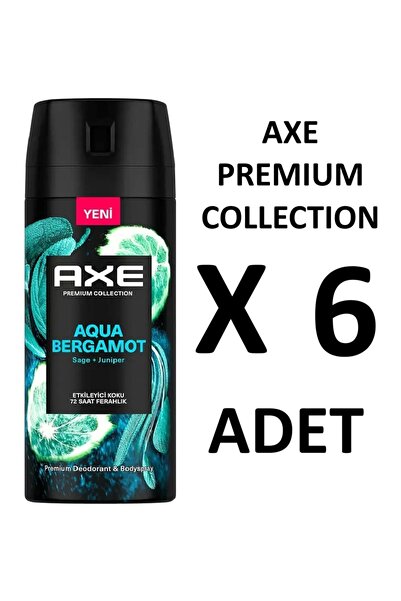 Axe Deo Aqua Bergamot 72h 150 ml X 6