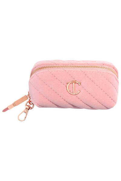 CSM Charlotte Velvet Small Organizer Bag Pink