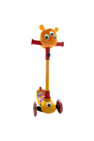 OEM Trotineta cu 3 roti si animalut de plus K3YRIDERS Monster Eyes Sunny