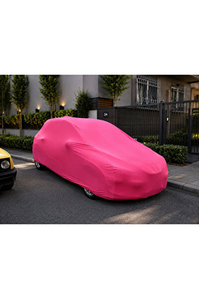 zifona Auto Branda Car Cover Combed Cotton Luxury Washable Logo-Free Pink for...