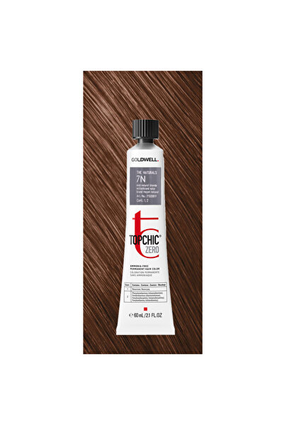 GOLDWELL TopChic Zero, Vopsea de păr permanentă, Blond 7N, 60 ml