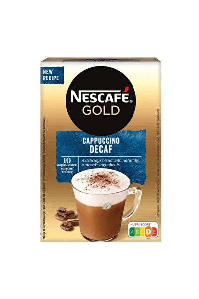 Nescafe GOLD ΚΑΠΟΥΤΣΙΝΟ ΝΤΕΚΑΦΕ (10x12.5γρ) SWT10