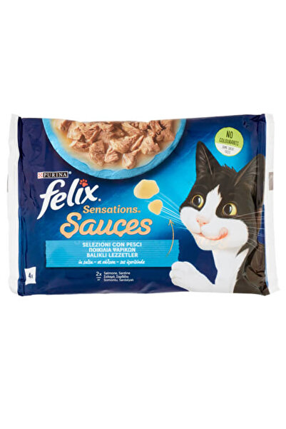 Felix SENSATIONS ΓΑΤΟΤΡΟΦΗ (4x85gr.) - (ΠΟΙΚΙΛΙΑ ΨΑΡΙΚΩΝ ΣΕ ΣΑΛΤΣΑ)
