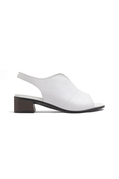 Diego Carlotti Genuine Leather Women's Daily Heeled Sandals Dd4013