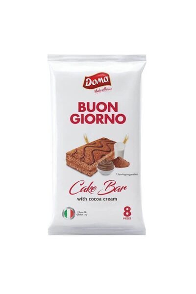 DOMA BUONGIORNO ΚΕΚΑΚΙΑ 8x28gr - (ΚΡΕΜΑ ΚΑΚΑΟ)