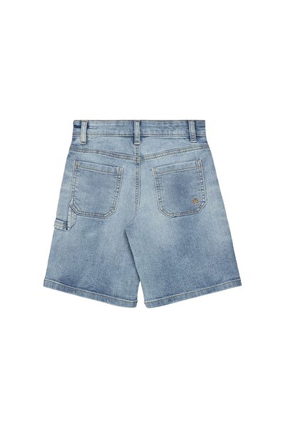 United Colors of Benetton Pantaloni scurți din denim pentru băieți 4PORC903I ...
