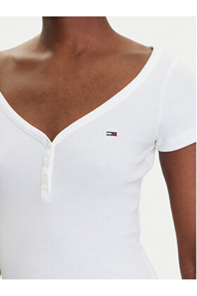 Tommy Jeans Tricou de damă DW0DW20902 Multicolor