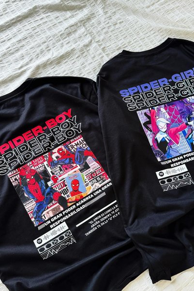 Carpe Black Spider-Boy Oversize T-shirt