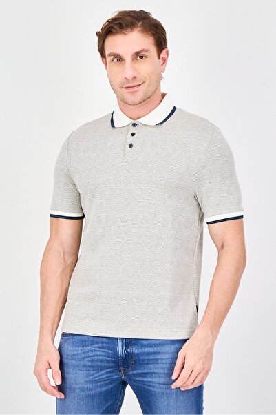 STEEL & JELLY Men Regular Fit Textured Short Sleeve Polo Shirt, Multicolor