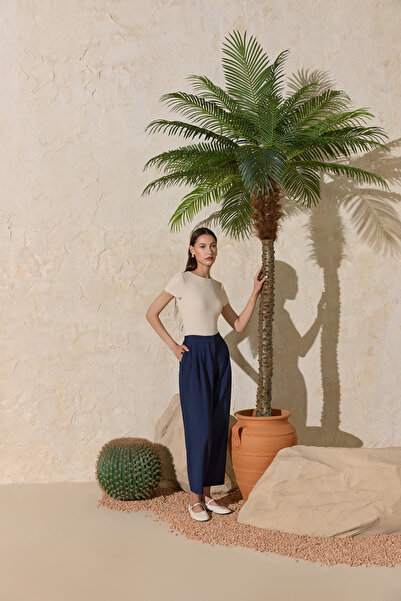 Aker Dark Blue Modal Pants