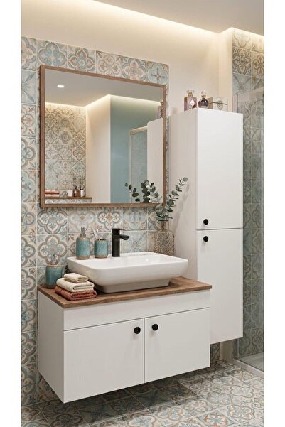 Genel Markalar Pwc banyo dolabı beyaz