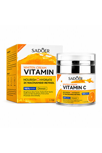Belora Cremă de față cu Vitamina C, niacinamide, retinol și Q10, 50g