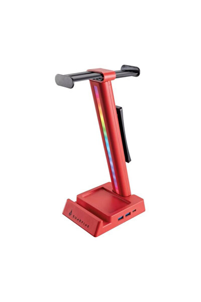 Verbatim Stand căști SureFire Vinson N2 RGB hub USB roșu