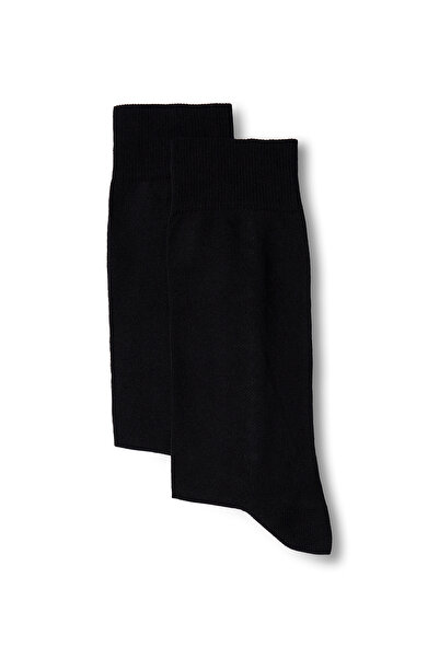 Kiğılı Set of 2 Cotton Lycra Flexible Patterned Thin Socks