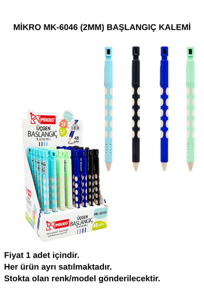 Mikro Mk-6046 2 mm Starting Pencil 1 Piece – Technical Drawing and Sketching ...