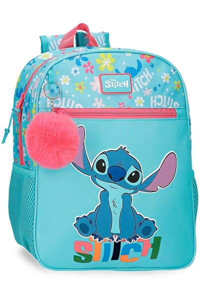 Generic Brand Ghiozdan fete clasa 0, Disney Aloha Stitch, multicolor
