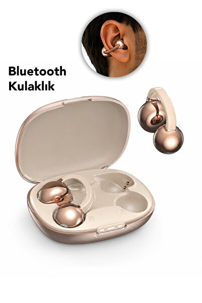 mimtec Klipsli Modern Tasarım Kulaklık - Bluetooth Kablosuz Dokunmatik Küpe K...