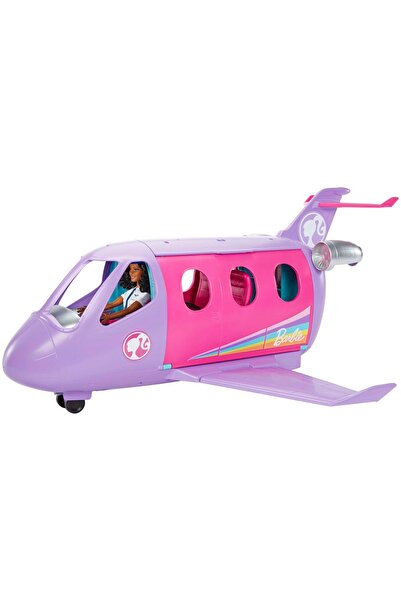 Barbie Avion de aventură pentru păpuși + set de joacă cu păpuși