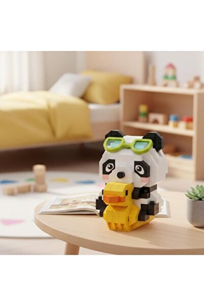 NW NessiWorld Lz-8634 Duck Panda 190 Pieces Block Toy-Mini Bag
