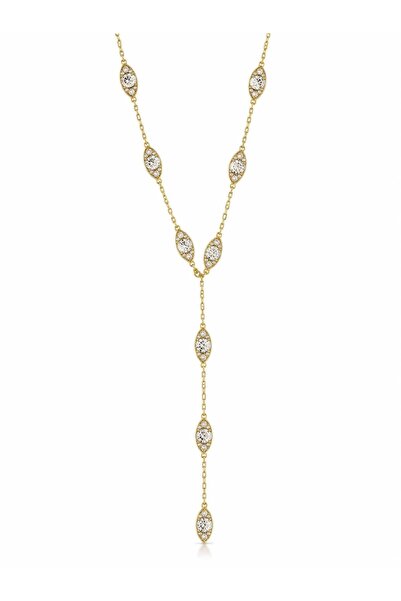 neslyaccessories 14K Gold Markiz Y Kolye
