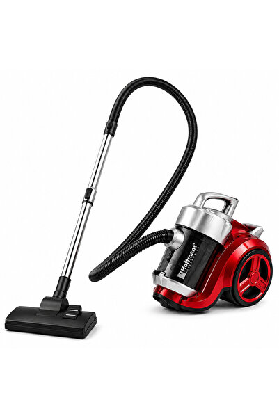 hoffmans Aspirator fara sac 1800W, sistem multiciclonic, recipient 3L, filtru...