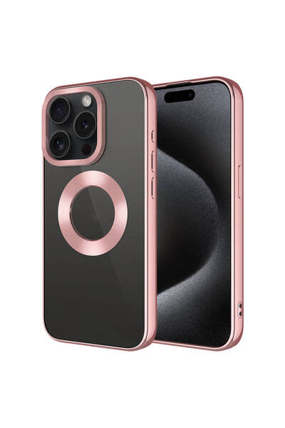zore iPhone 15 Pro Case with Camera Lens Protection, Logo Displaying, Slim an...