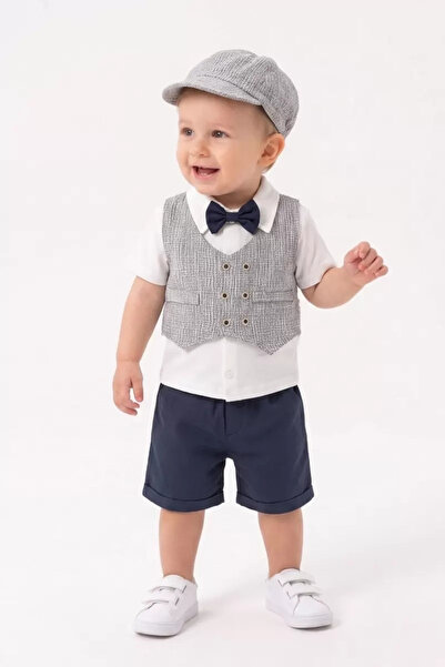 Veraura Lifestyle 6/18 Month Vested Mevlütlük - Wedding Baby Set