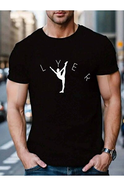 799 تي شيرت رجالي أسود 100% قطن، بتصميم فريق تشجيع فلير بتصميمات أنيقة وجريئة...