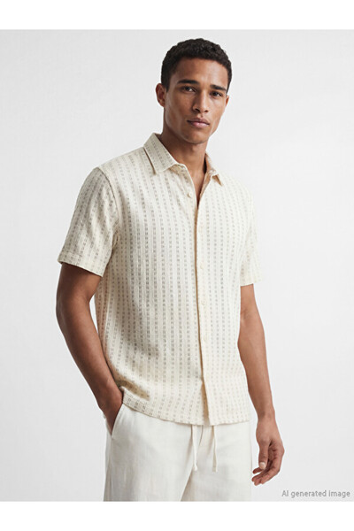 LC Waikiki I Standart Fit Striped Men's Shirt from Freezen Store