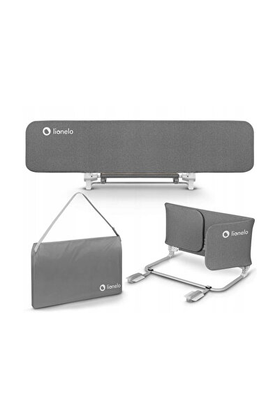 Lionelo Lora XL Προστατευτικό Κρεβατιού Ταξιδίου 46X150cm Γκρι