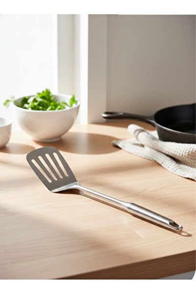 Sweet Home Stainless Steel Slotted Turner | Heat Resistant Cooking Spatula | ...