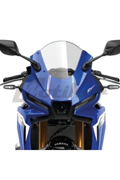Motiker Yamaha YZF-R25 2025-2026 Model Ön Kafa Stıcker Etiket Model 3 Beyaz