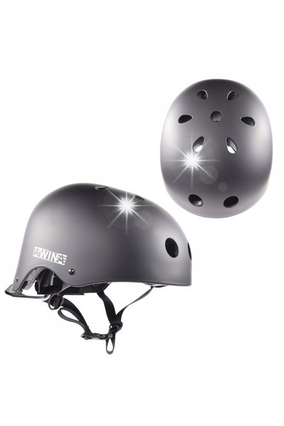 Awina Cască de bicicletă BMX Trotinetă Skateboard Negru Mat Ușoară Femei Bărbați